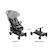 Poussette stroll•up 2en1 Gris+Noir+Taupe 2 - vertbaudet enfant 