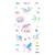 Autocollants tatouages - pégase Multicolor 2 - vertbaudet enfant 