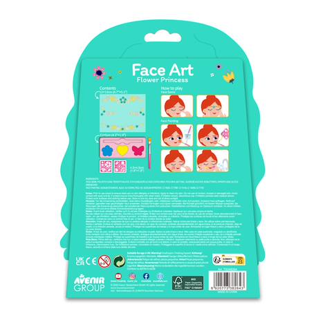 Art de visage - princesse des fleurs Multicolor 6 - vertbaudet enfant 