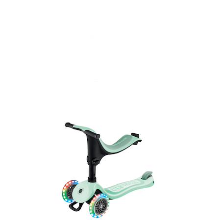 Trottinette évolutive go-up sporty lights Bleu cendré+Rose pastel+Vert menthe 14 - vertbaudet enfant 