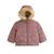 Doudoune enfant imperméable doublée sherpa avec capuche chloé Rose 2 - vertbaudet enfant 