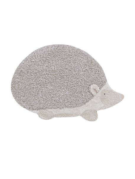 Tapis lavable animalier hedgehog Naturel, lin, marron clair 2 - vertbaudet enfant 