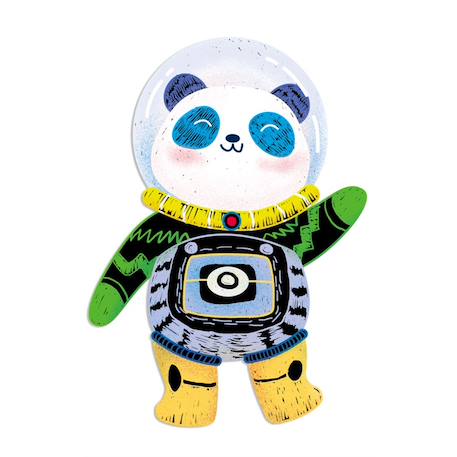 Art avec fils chenille - pandas Multicolor 3 - vertbaudet enfant 