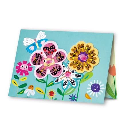 Cartes cadeaux - fleurs Multicolor 1 - vertbaudet enfant 