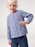 Chemise file gaze de coton imprimée personnalisable blanc imprimé+bleu chambray+doré+écru+mauve 6 - vertbaudet enfant 