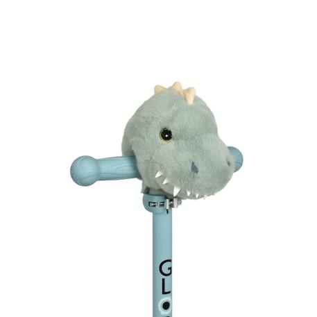 Tête peluche pour guidon de trottinette ou tricycle Blanc+Vert sauge 3 - vertbaudet enfant 