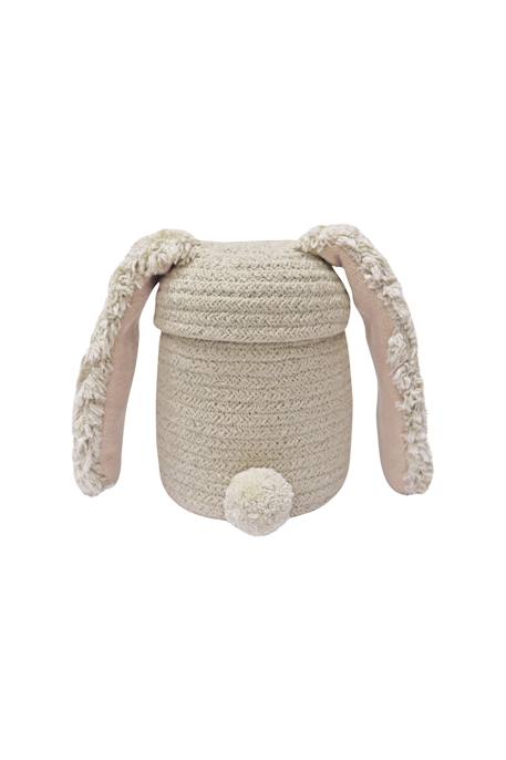 Panier mini rita le lapin Naturel, rose, gris foncé 3 - vertbaudet enfant 