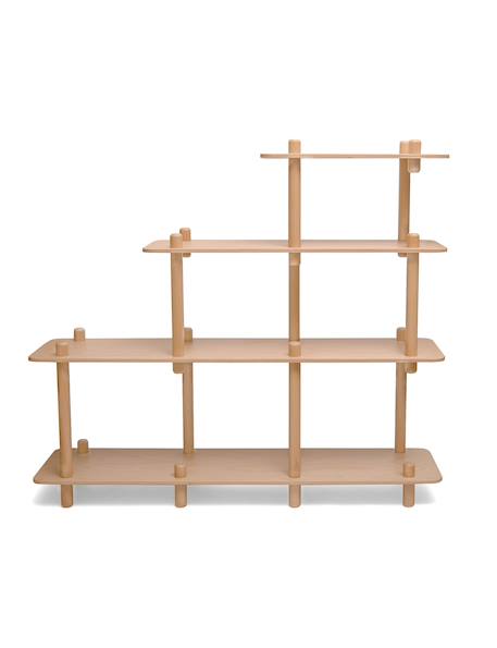 Bibliothèque en bois FILO Naturel 4 - vertbaudet enfant 