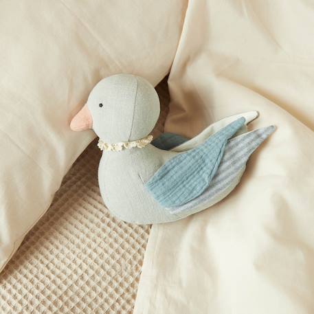 Peluche canard, 20 cm en lin et coton canard 4 - vertbaudet enfant 