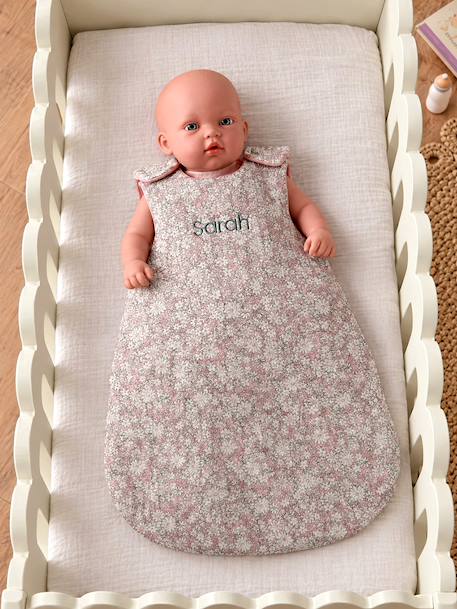 Gigoteuse poupon personnalisable Cœur fondant+Cœur fondant+Fleurette+Marguerite+Petit coeur+PETITES FLEURS+Retro Flower 20 - vertbaudet enfant 