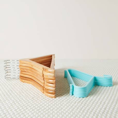 Cintres enfant 16 pcs turquoise, 30 cm turquoise 3 - vertbaudet enfant 