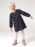 Robe manches longues fille écru+marine 7 - vertbaudet enfant 