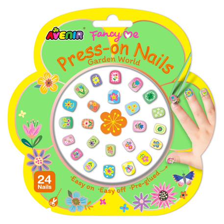 Autocollants pour ongles - monde du jardin Multicolor 1 - vertbaudet enfant 