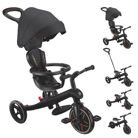 Tricycle évolutif pour bébé explorer 4 en 1 Noir 5 - vertbaudet enfant 