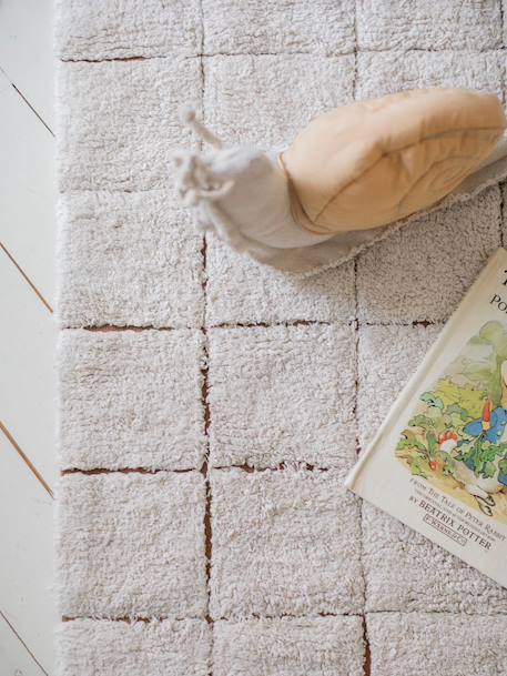 Tapis lavable mosaic Caramel, naturel 4 - vertbaudet enfant 