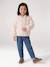 Manteau court fille écru 4 - vertbaudet enfant 