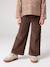 Pantalon fille large en velours anthracite+chocolat+kaki+marron+mauve+prune+rose 5 - vertbaudet enfant 