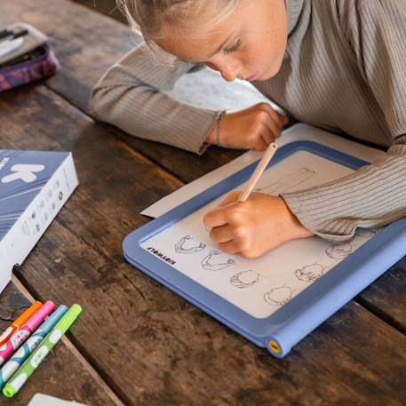 Tablette lumineuse portable Kidydraw-pro fashion Bleu 3 - vertbaudet enfant 