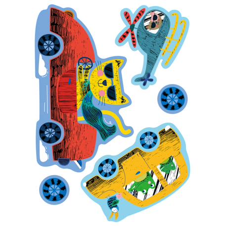 Cartes cadeaux - voitures Multicolor 4 - vertbaudet enfant 