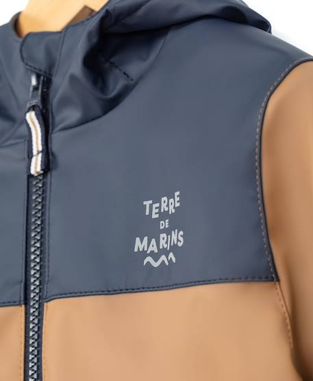 Ciré imperméable à capuche garçon Camel 3 - vertbaudet enfant 
