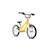 Draisienne enfant ultralégère 14 pouces go 1 plus Metallic turquoise+Vibrant yellow+Woom red 6 - vertbaudet enfant 