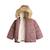 Doudoune enfant imperméable doublée sherpa avec capuche chloé Rose 4 - vertbaudet enfant 