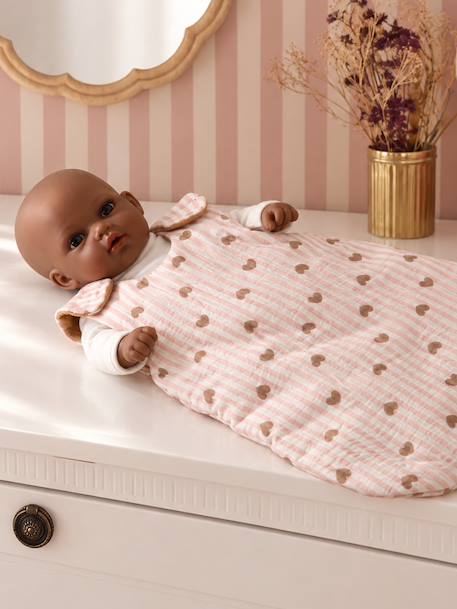 Gigoteuse poupon personnalisable Cœur fondant+Cœur fondant+Fleurette+Marguerite+Petit coeur+PETITES FLEURS+Retro Flower 9 - vertbaudet enfant 