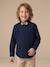 Chemise manches longues garçon marine 1 - vertbaudet enfant 