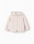 Veste en peluche avec capuche et fermeture éclair Beige clair 1 - vertbaudet enfant 
