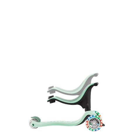Trottinette évolutive go-up sporty lights Bleu cendré+Rose pastel+Vert menthe 17 - vertbaudet enfant 