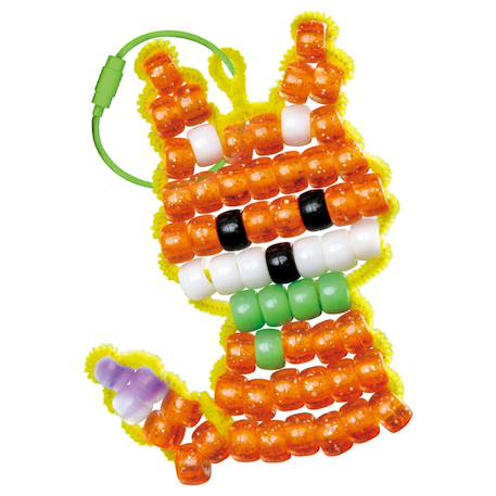 Breloques en perles - renard Multicolor 1 - vertbaudet enfant 