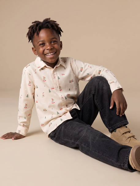 Chemise enfant garçon écru 7 - vertbaudet enfant 