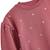 Sweat en molleton rose Rose 4 - vertbaudet enfant 