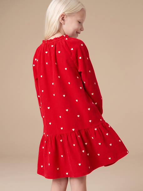 Robe enfant fille manches longues rouge 13 - vertbaudet enfant 