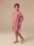 Robe fille en velours et sequins argenté+rose+rouge 8 - vertbaudet enfant 