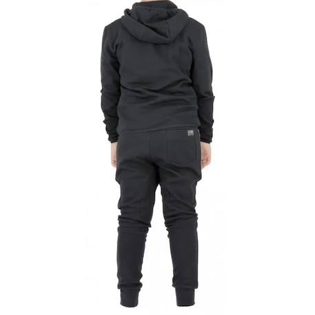 Ensemble de survêtement garçon en coton Gris, noir 3 - vertbaudet enfant 