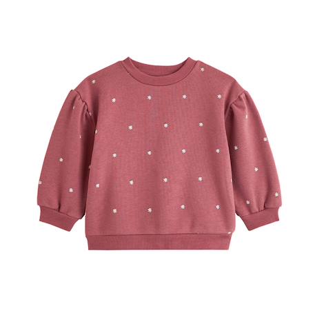 Sweat en molleton rose Rose 2 - vertbaudet enfant 