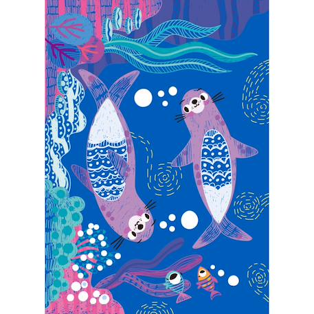 Art book a5 - la vie marine 15 pages Multicolor 5 - vertbaudet enfant 