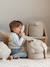 Panier rita le lapin Naturel, rose, gris foncé 4 - vertbaudet enfant 