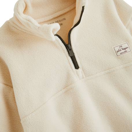 Sweat en polaire timmy Ecru 4 - vertbaudet enfant 