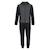 Ensemble de survêtement garçon en coton Gris, noir 1 - vertbaudet enfant 