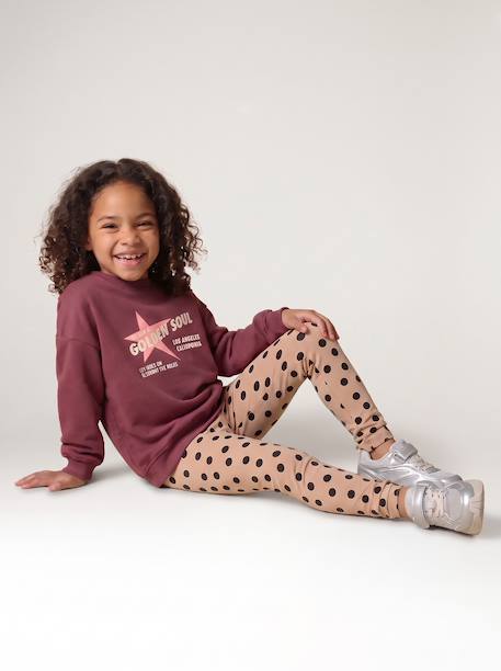 Ensemble sweat et legging fille violine 8 - vertbaudet enfant 