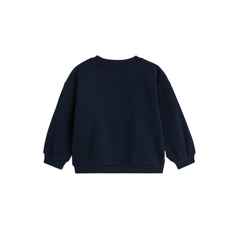 Sweat en molleton bisous Bleu 3 - vertbaudet enfant 