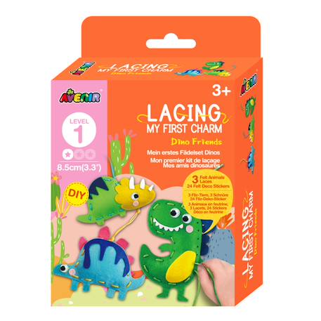 Mon premier pendentif - amis dino - level 1 Multicolor 1 - vertbaudet enfant 