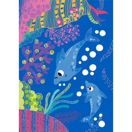 Art book a5 - la vie marine 15 pages Multicolor 4 - vertbaudet enfant 