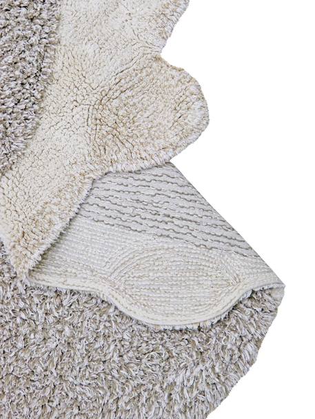 Tapis lavable animalier hedgehog Naturel, lin, marron clair 5 - vertbaudet enfant 