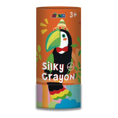 Crayon soie - toucan 12 couleurs Multicolor 1 - vertbaudet enfant 
