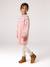 Robe fille manches longues camel+rose poudré+vert sauge 5 - vertbaudet enfant 