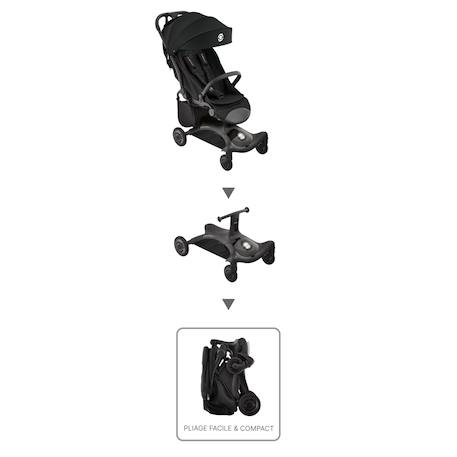 Poussette stroll•up 2en1 Gris+Noir+Taupe 11 - vertbaudet enfant 