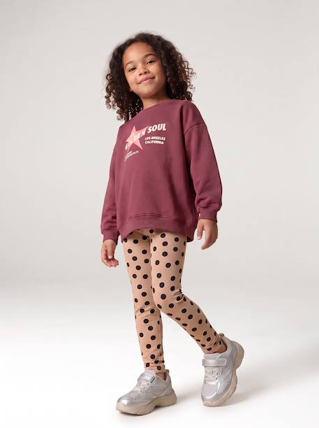 Ensemble sweat et legging fille violine 7 - vertbaudet enfant 